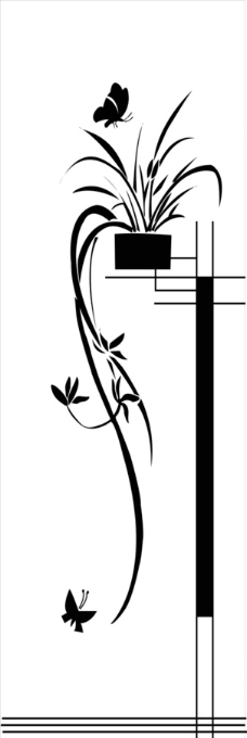 古典花纹花边矢量素材图片,角花 对花 装饰花 欧式-图