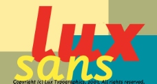 Luxsans系列字体下载