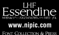 LHFEssendine系列字体下载