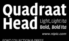 QuadraatHead系列字体下载