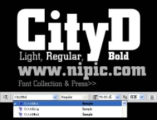 cityd系列字体下载