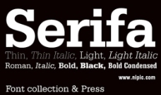 Serifa系列字体下载