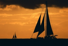 夏威夷帆船图片