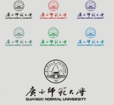 psd源文件广西师范大学logo图片