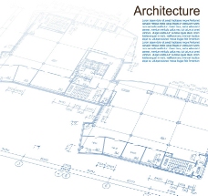 建筑模型建筑工程图纸模型图图片