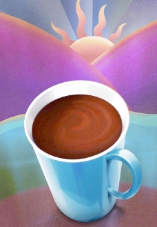 咖啡杯卡通画咖啡图片