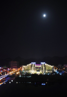 五星级酒店昱城夜色图片