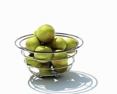商品水果苹果玻璃盆图片