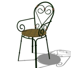 草图大师模型凉椅图片