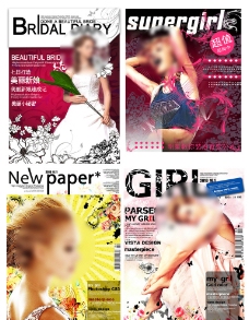国外美女杂志封面图片