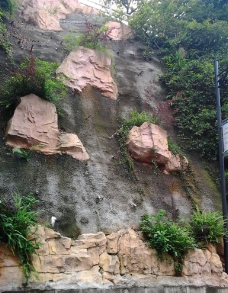 岩石壁图片