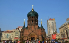 圣教哈尔滨圣索菲亚大教堂广场图片