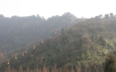 青城后山缆车图片