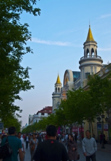 哈尔滨中央大街特色街景图片