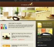 棕色旅馆酒店网站模板