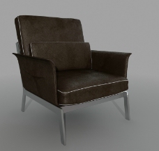 单人沙发座椅3D MAX模型图片