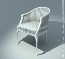 其他设计单人沙发座椅3dmax模型图片