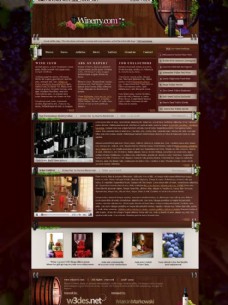 红酒网站 欧美网站 网站设计图片